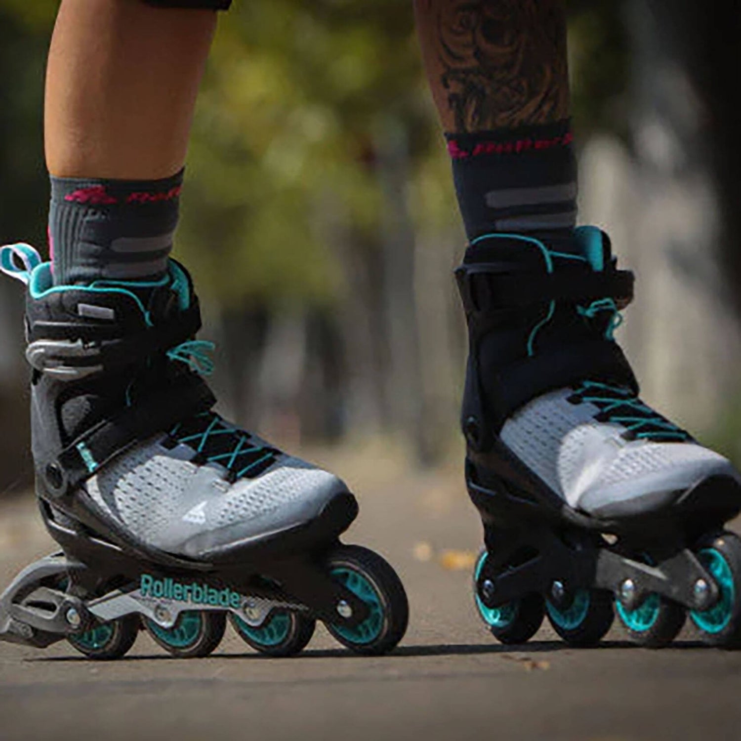 Rollerblade Zetrablade Elite W Inline Roller Skates - Black/Blue
