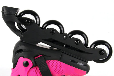 Rollerblade Microblade Girls Adjustable Inline Skates - Pink/Bubblegum