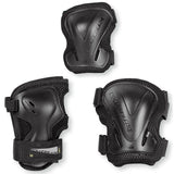 Rollerblade Evo-Gear 3 Pad Set Pad Set - Black LRG