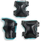 Rollerblade X-Gear 3 Pad Set Pad Set - Black/Blue