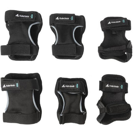 Rollerblade Skate Gear Jr Pad Set - Black/Grey
