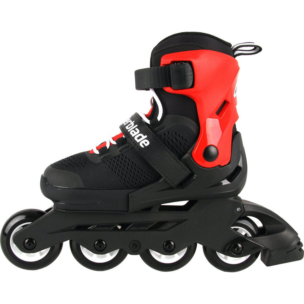 Rollerblade Microblade Adjustable Inline Skates - Black/Red