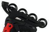 Rollerblade Microblade Adjustable Inline Skates - Black/Red