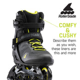 Rollerblade Macroblade 80 Fitness- Black/Lime