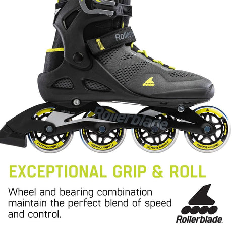 Rollerblade Macroblade 80 Fitness- Black/Lime