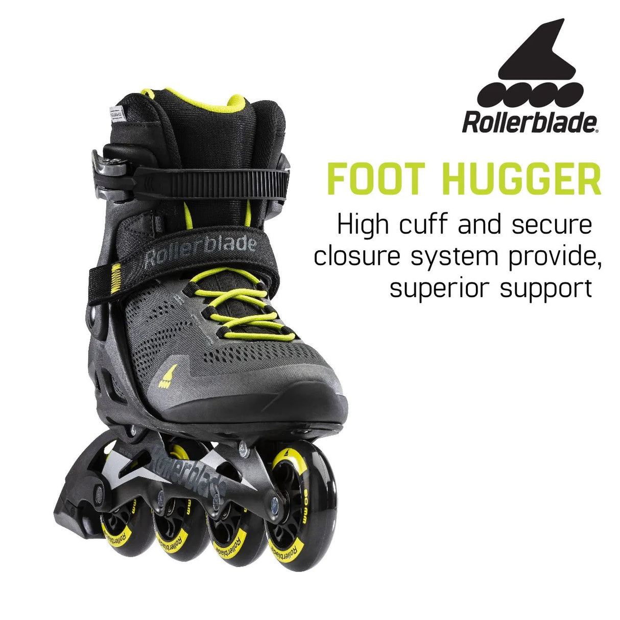 Rollerblade Macroblade 80 Fitness- Black/Lime