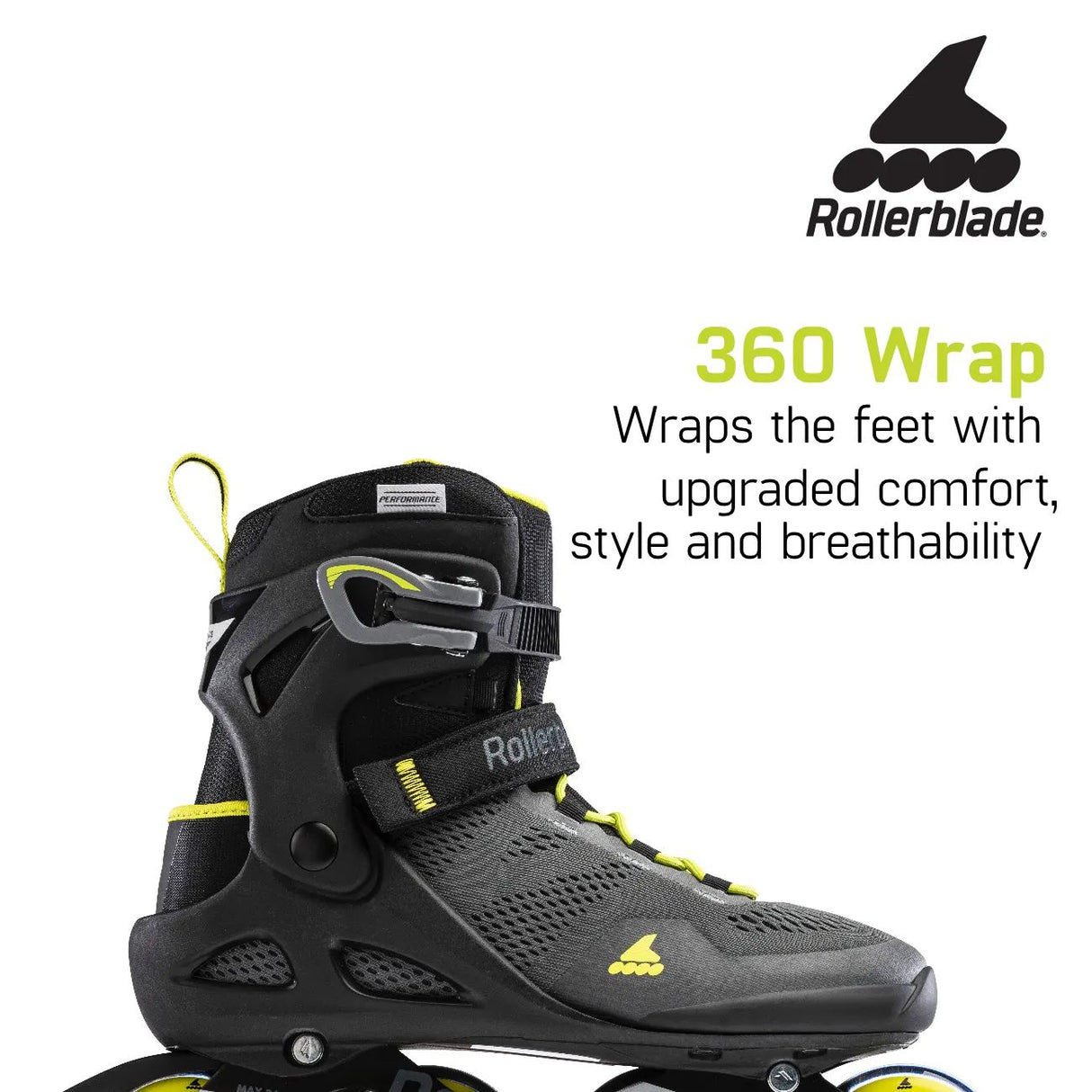 Rollerblade Macroblade 80 Fitness- Black/Lime