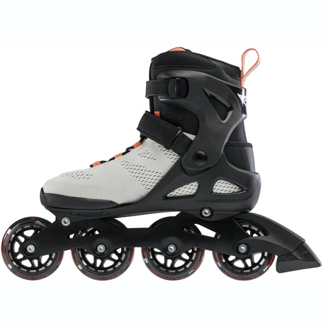 Rollerblade Macroblade 80 Fitness Skates - Glacier Grey/Coral