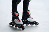 Rollerblade Macroblade 80 Fitness Skates - Glacier Grey/Coral