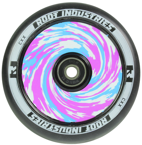 Root Industries 120mm Air Scooter Wheel - Black/Tie Dye