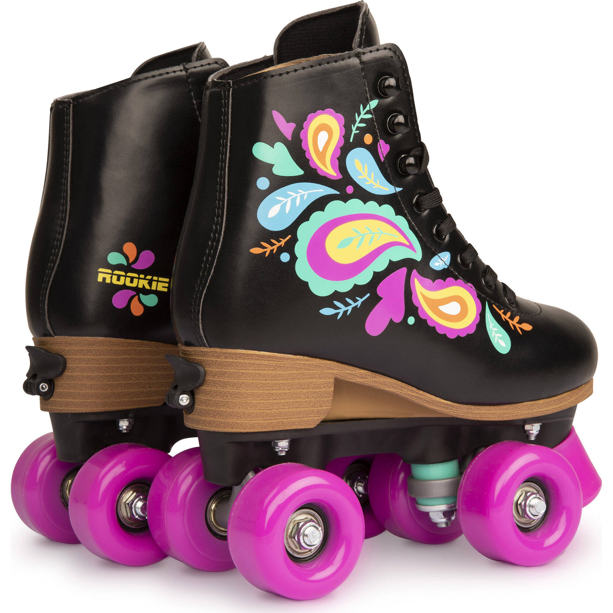 Rookie Carnival Adjustable Roller Skates - Black