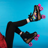 Rookie Carnival Adjustable Roller Skates - Black