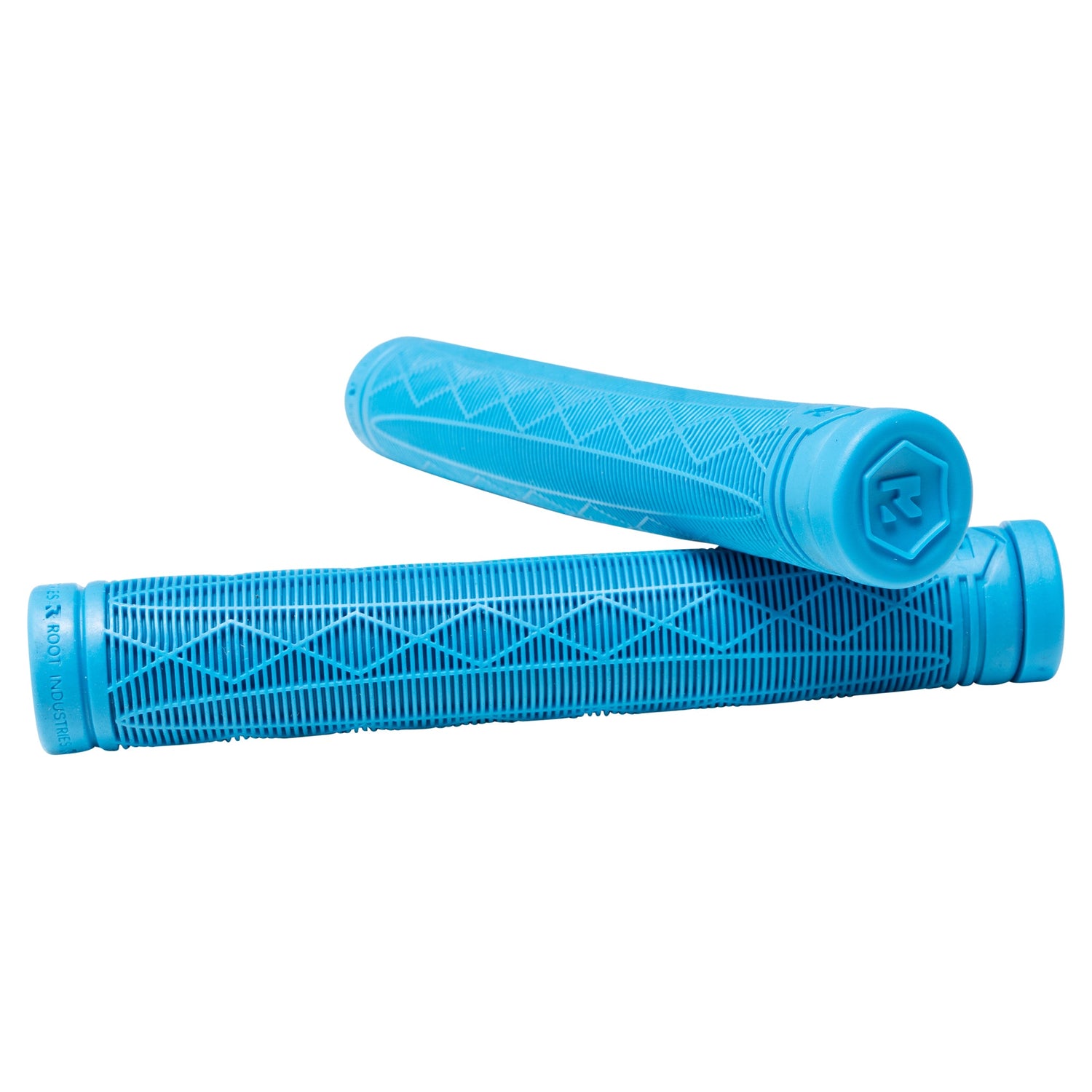 Root Industries Fractal Scooter Bar Grips - Blue