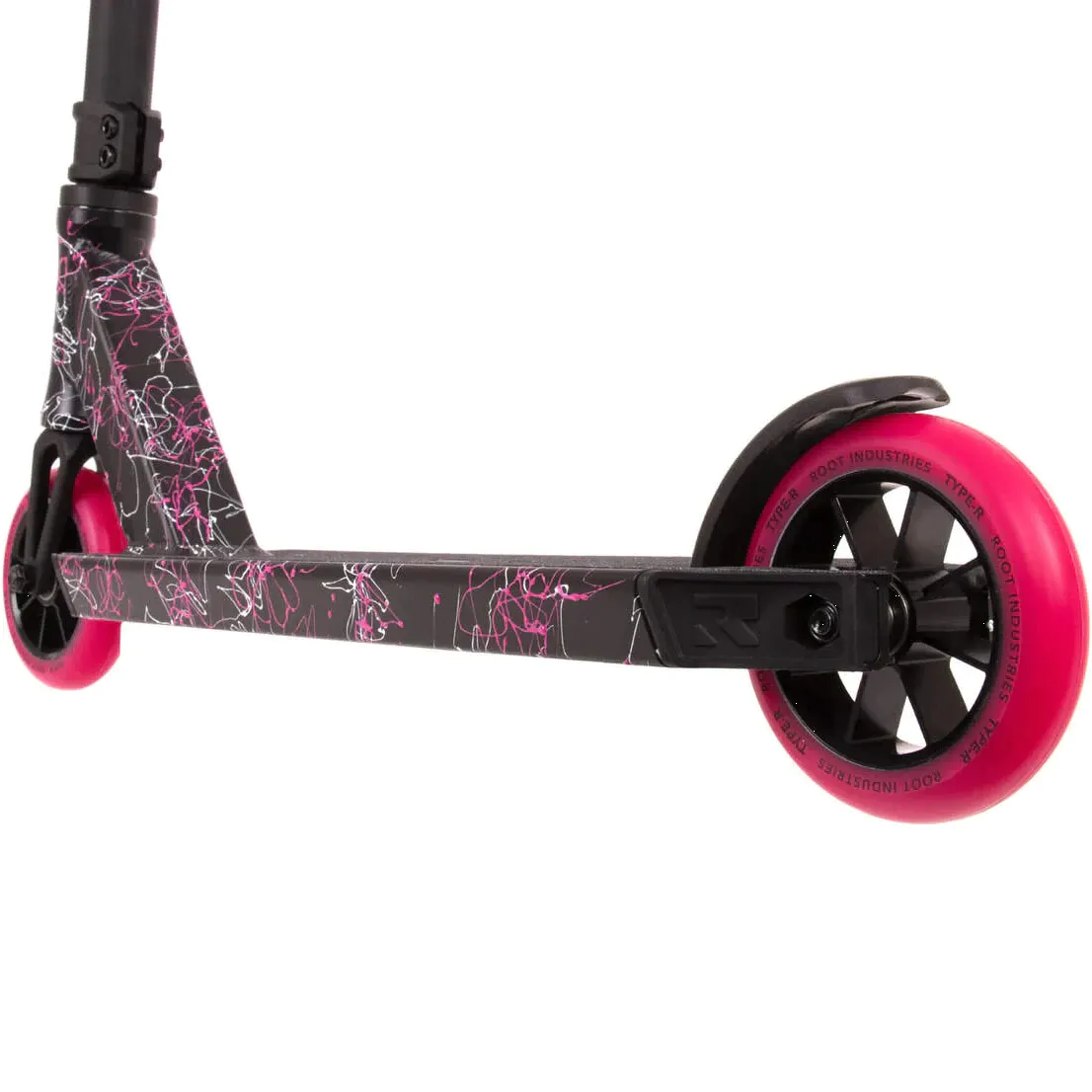 Root Industries Type R Mini Pro Stunt Scooter - Splatter Pink