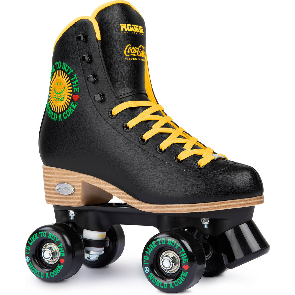 Rookie x Coca-Cola Sunshine Quad Roller Skates - Black