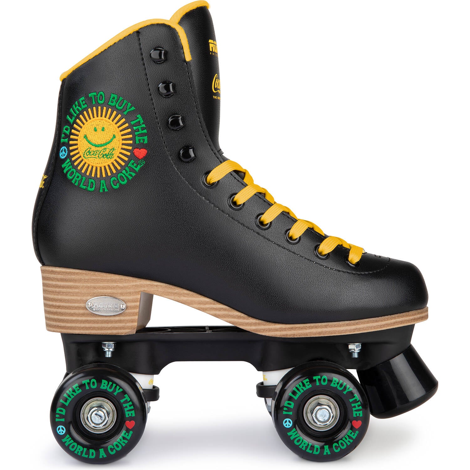 Rookie x Coca-Cola Sunshine Quad Roller Skates - Black