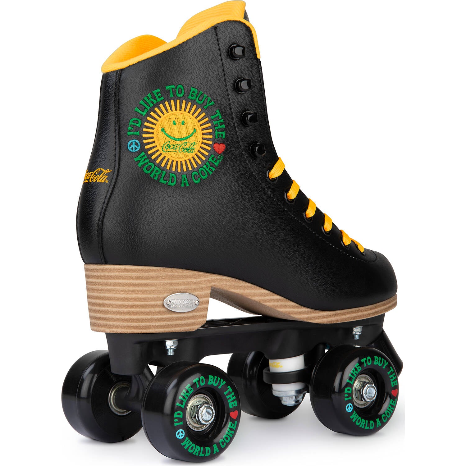 Rookie x Coca-Cola Sunshine Quad Roller Skates - Black