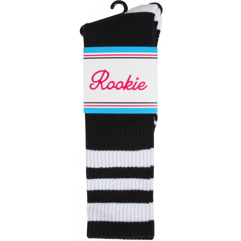 Rookie Roller Socks - Black/White