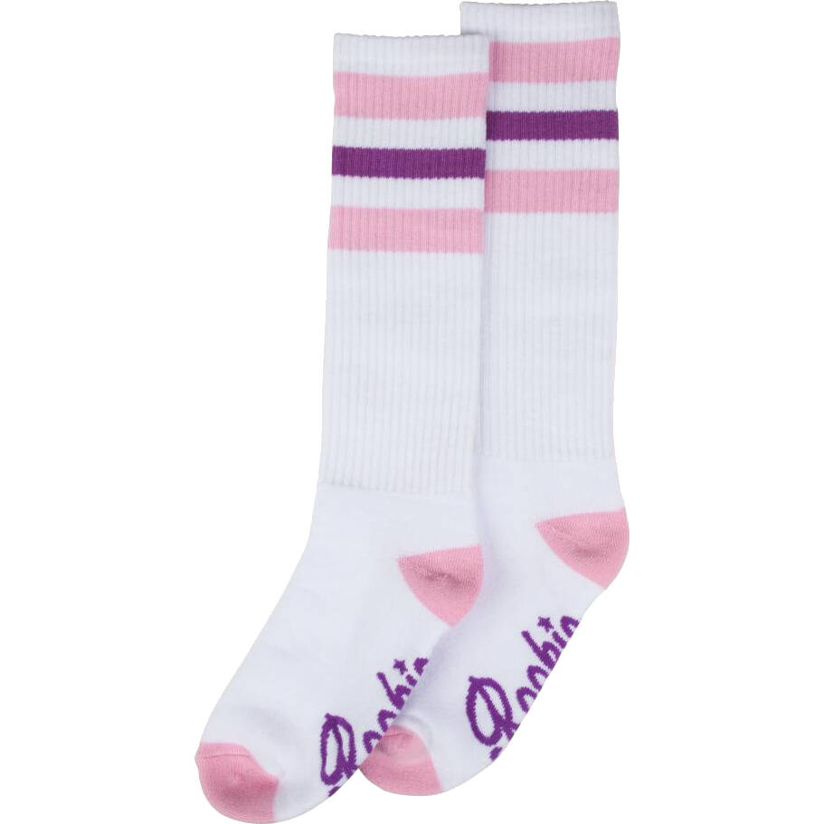 Rookie Roller Socks - White/Pink