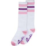 Rookie Roller Socks - White/Pink