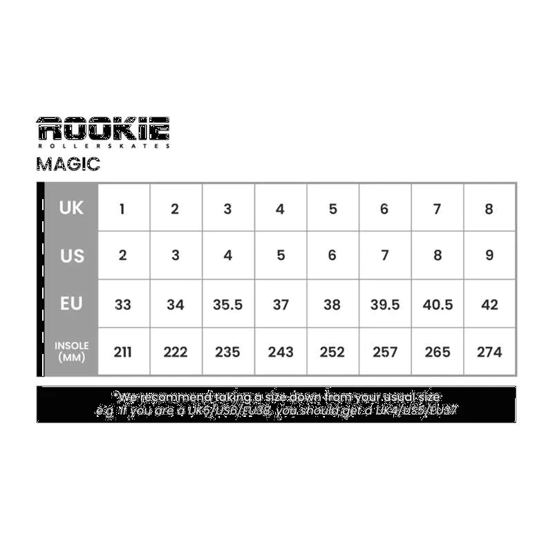 Rookie Magic Quad Roller Skates - Checker