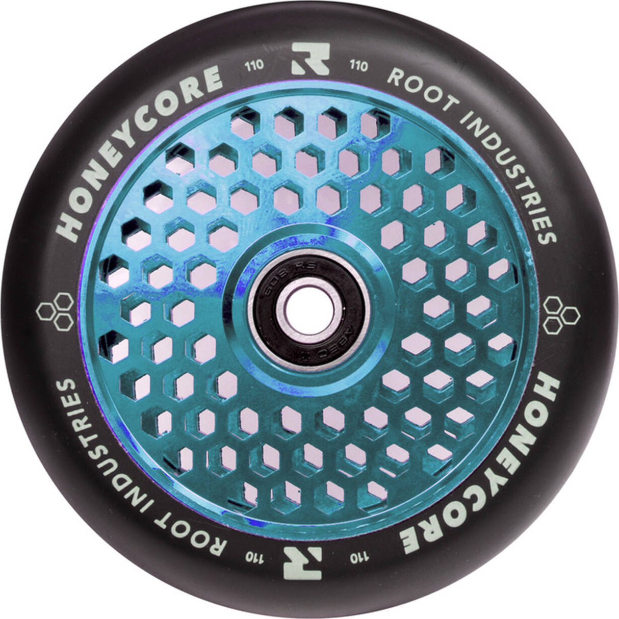 Root Industries 110mm Honey Core Scooter Wheel - Black/Blue