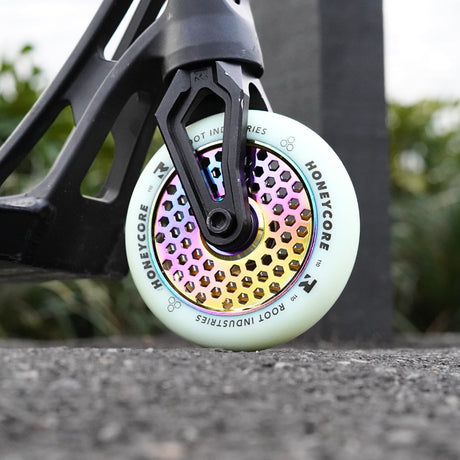 Root Honey Core 110mm Scooter Wheel - White/Rocket Fuel