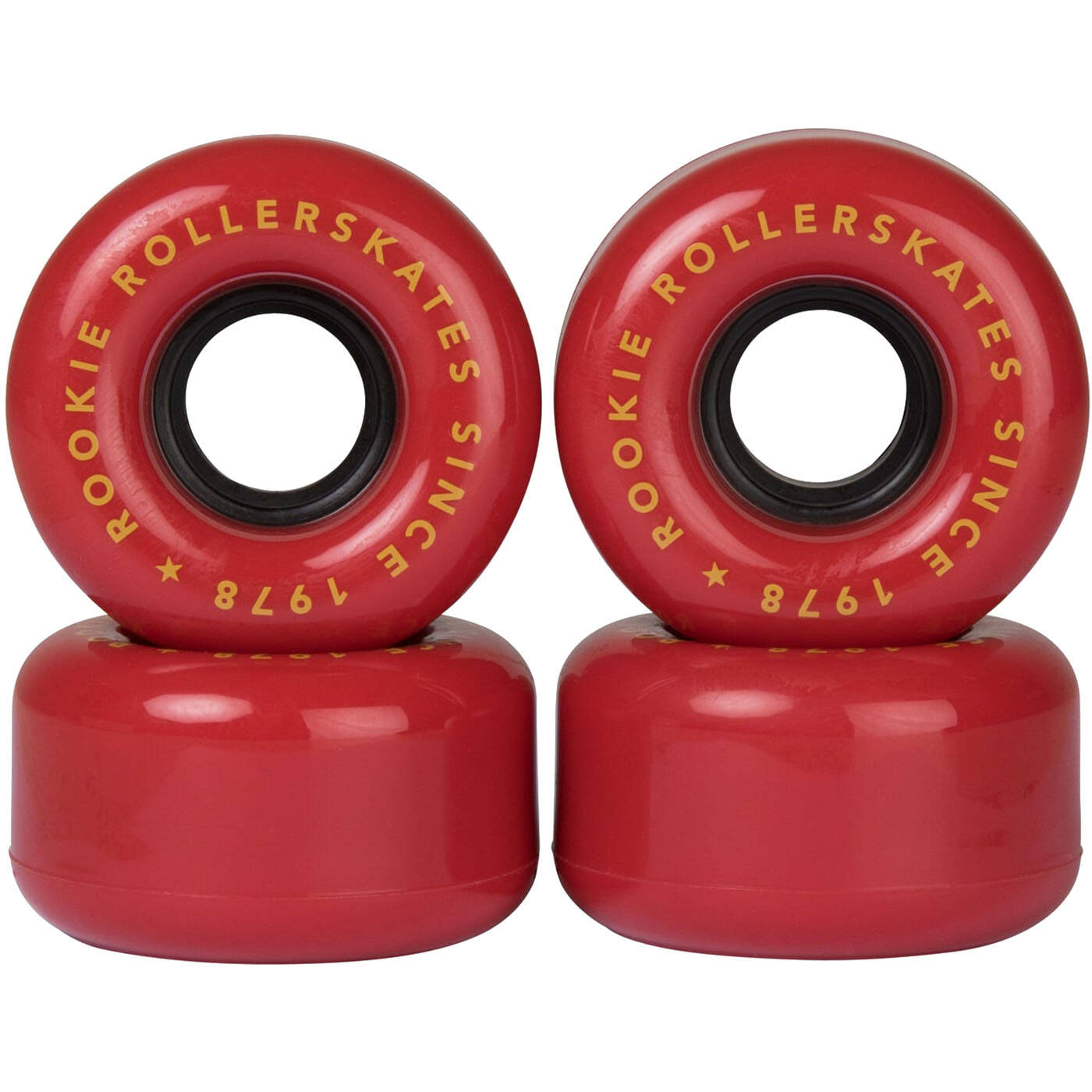 Rookie Classic 78 Quad Roller Skate Wheels 58mm - Red
