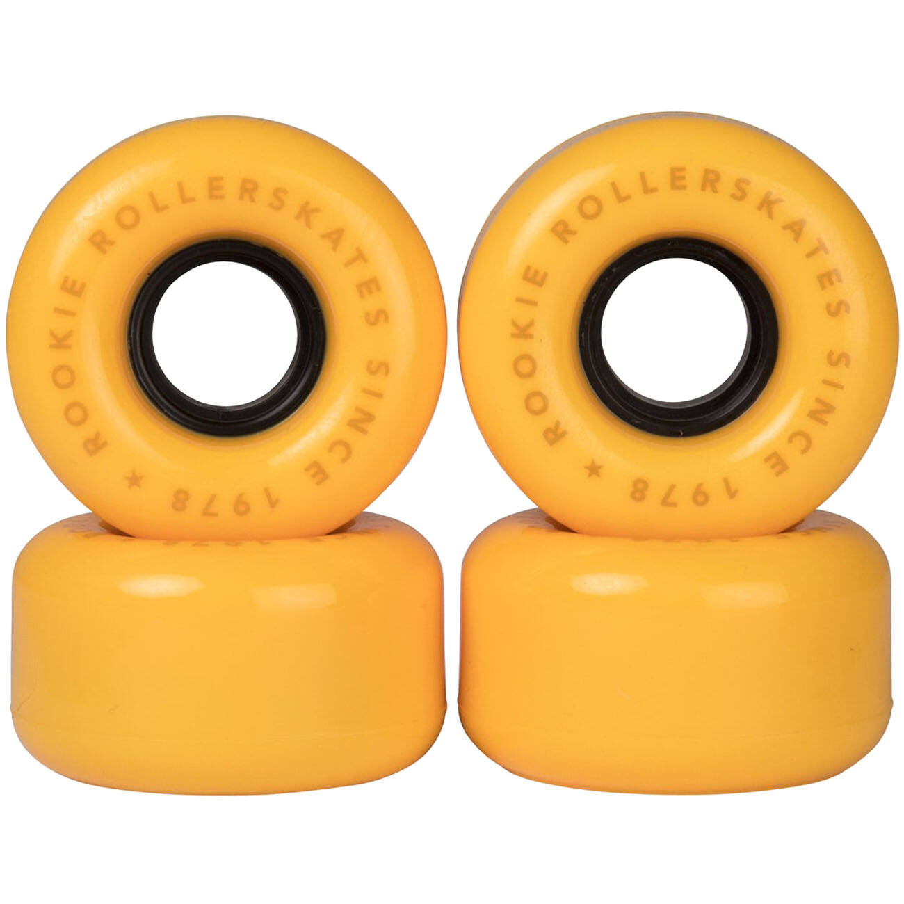 Rookie Classic 78 Quad Roller Skate Wheels 58mm - Yellow