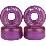 Rookie Disco Quad Roller Skate Wheels 58mm - Clear Purple