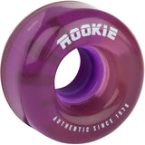 Rookie Disco Quad Roller Skate Wheels 58mm - Clear Purple