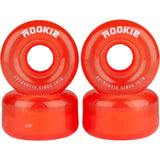 Rookie Disco Quad Roller Skate Wheels 58mm - Clear Red