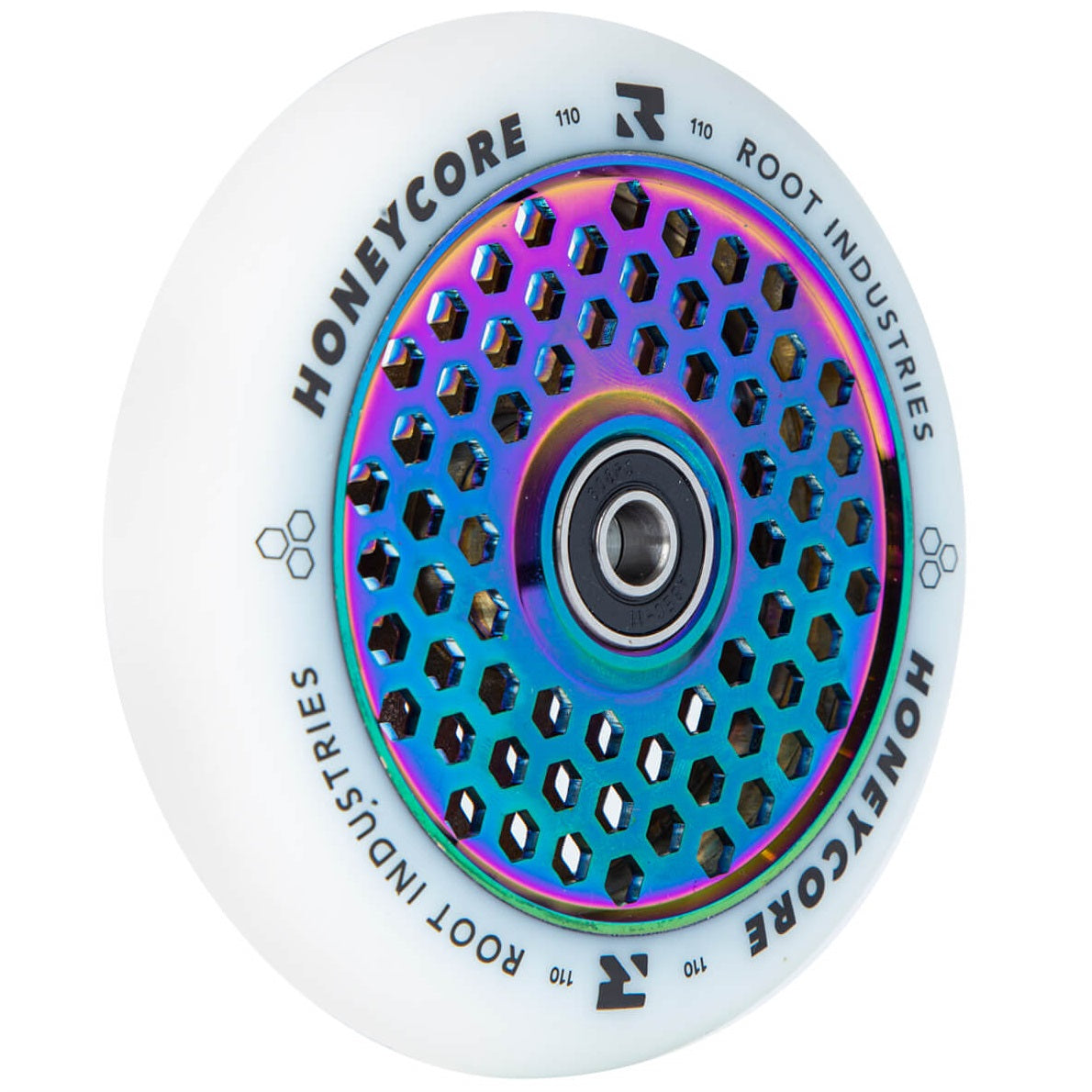 Root Industries Honey Core 110mm Scooter Wheel - White/Neochrome
