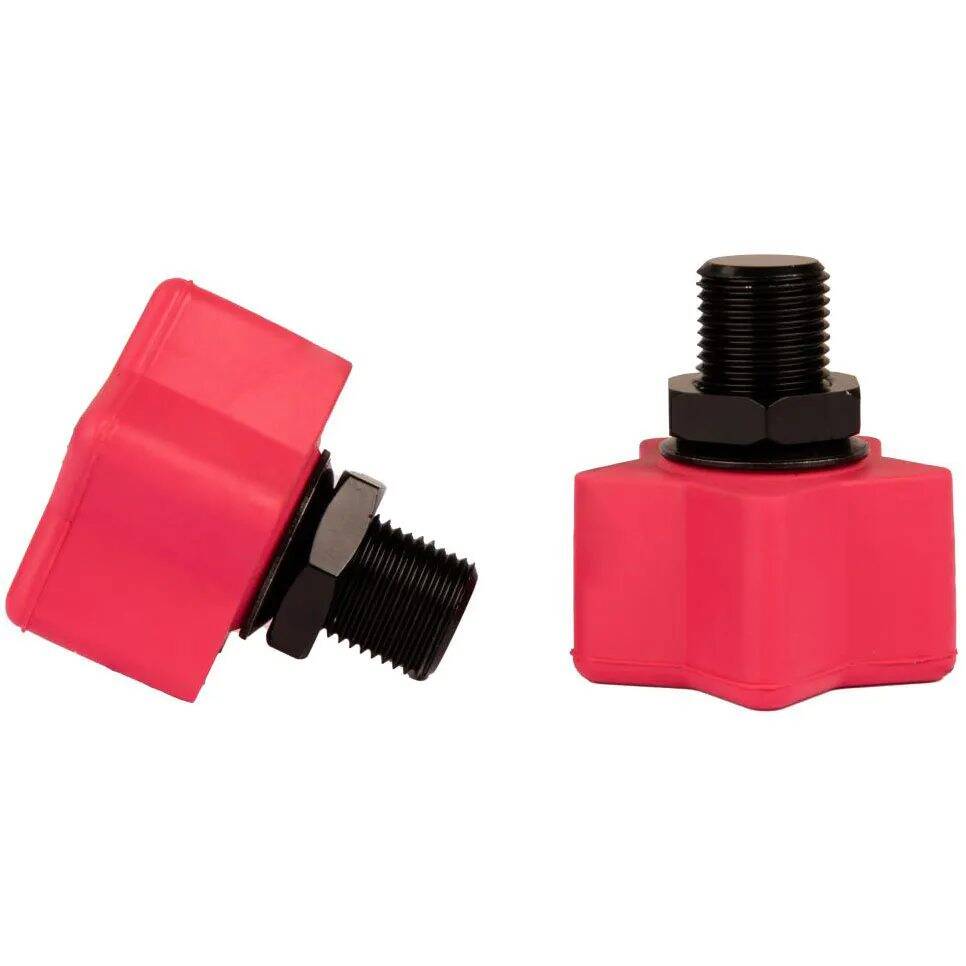 Rookie BUMP Star Adjustable Roller Skate Toe Stops - Pink (2-Pack)