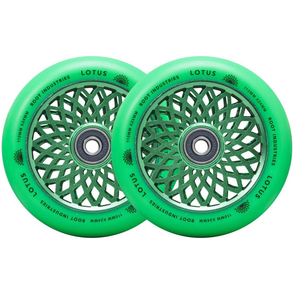 Root Industries Lotus 110mm Scooter Wheel - Radiant Green