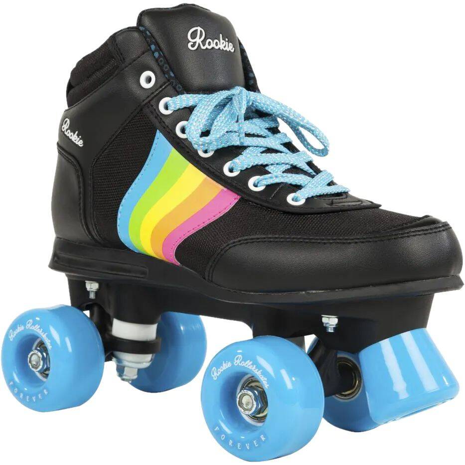 Rookie Forever Rainbow Quad Roller Skates - Black