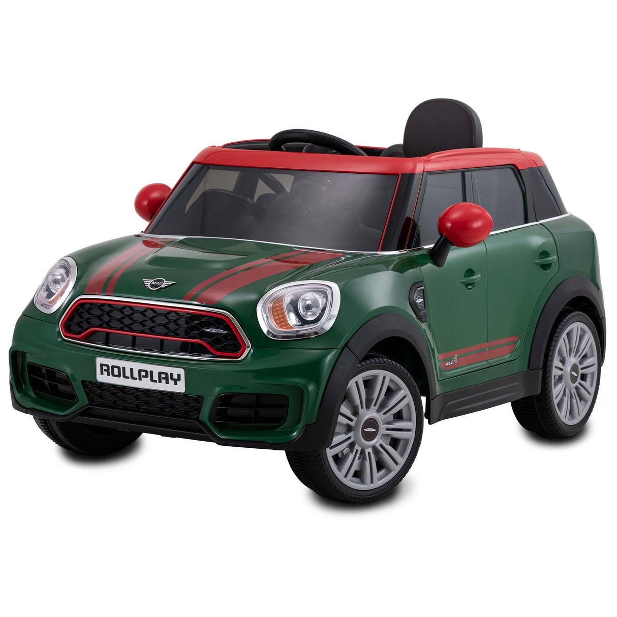 Rollplay Mini Countryman 12 Volt Premium Electric Ride On w/Remote Control - Green