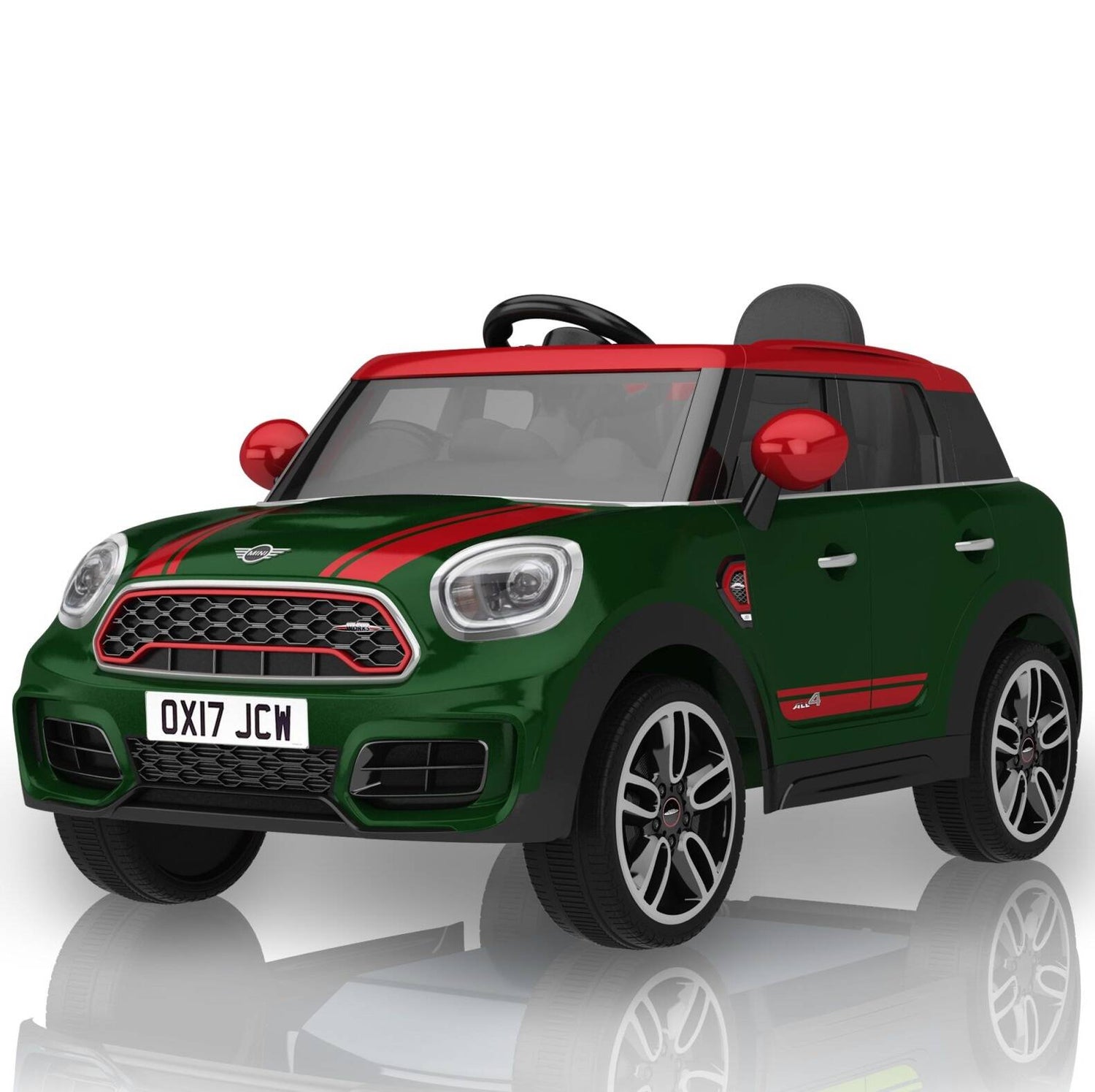 Rollplay Mini Countryman 12 Volt Premium Electric Ride On w/Remote Control - Green