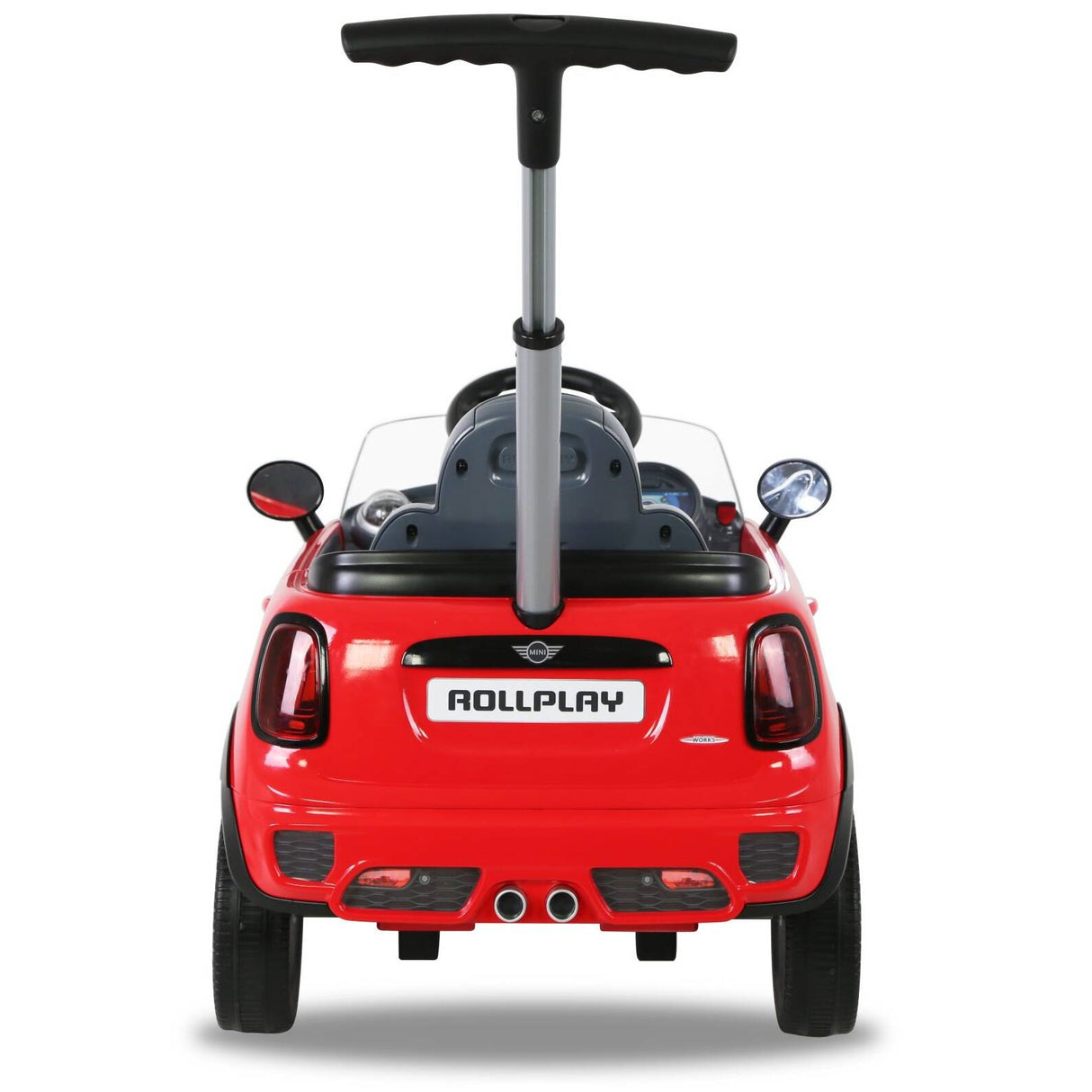 Rollplay Mini Cooper Push Car w/ Parental Handle - Red