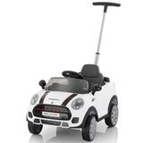 Rollplay Mini Cooper Push Car w/ Parental Handle - White