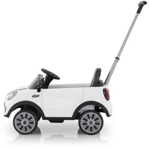 Rollplay Mini Cooper Push Car w/ Parental Handle - White