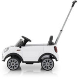 Rollplay Mini Cooper Push Car w/ Parental Handle - White