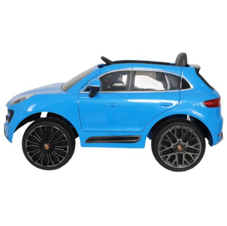 Rollplay Porsche Macan 12 Volt Premium Electric Ride On w/Remote Control - Blue