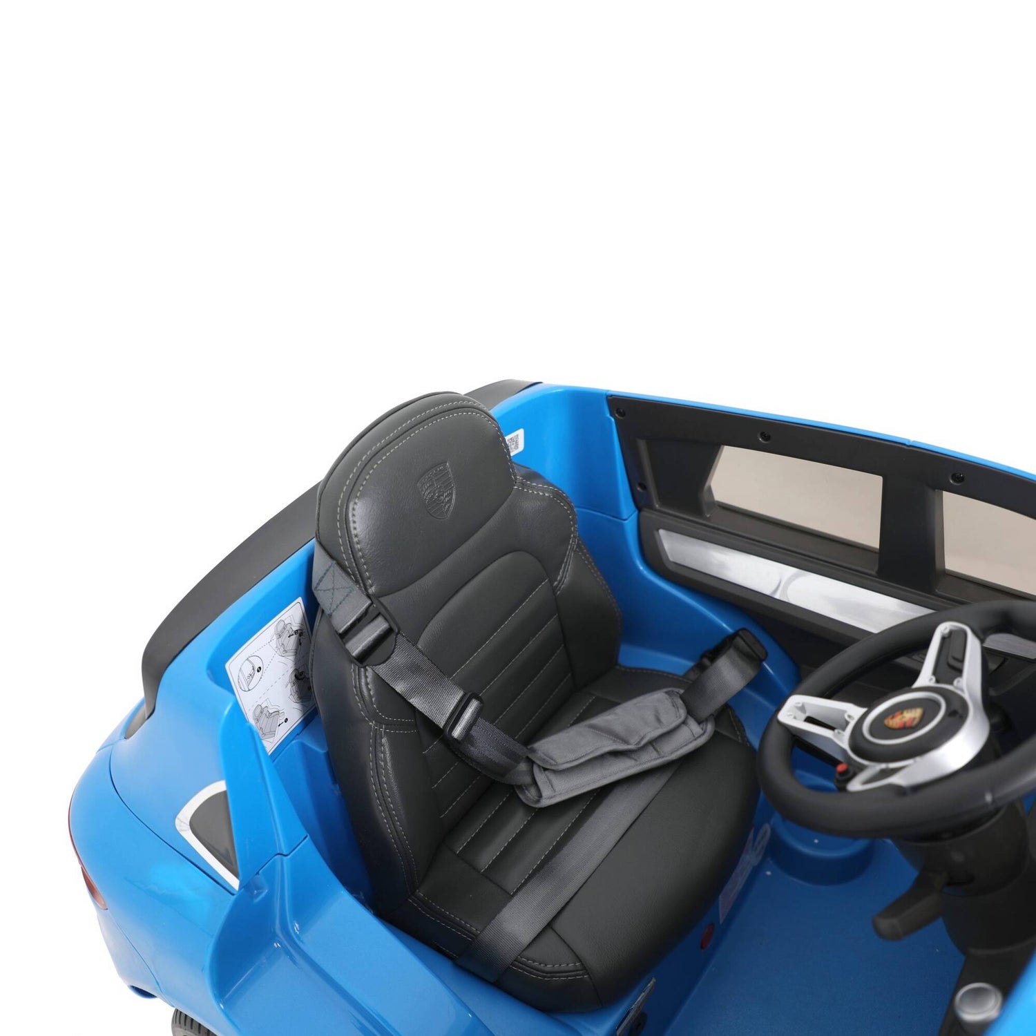 Rollplay Porsche Macan 12 Volt Premium Electric Ride On w/Remote Control - Blue