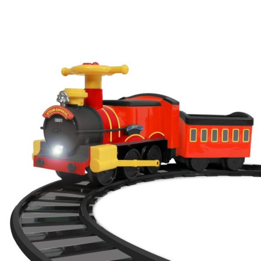 Rollplay Steam Train 6 Volt Electric Ride On w/Track Pack