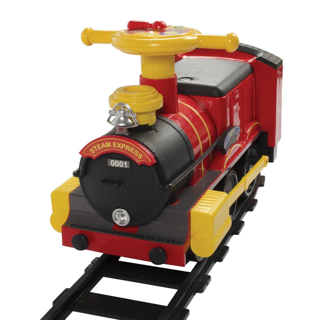 Rollplay Steam Train 6 Volt Electric Ride On w/Track Pack