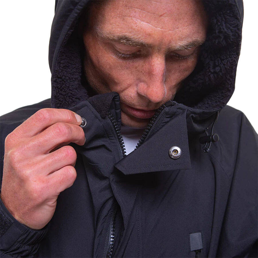 Red Original Pro Long Sleeve Changing Robe Jacket EVO - Stealth Black