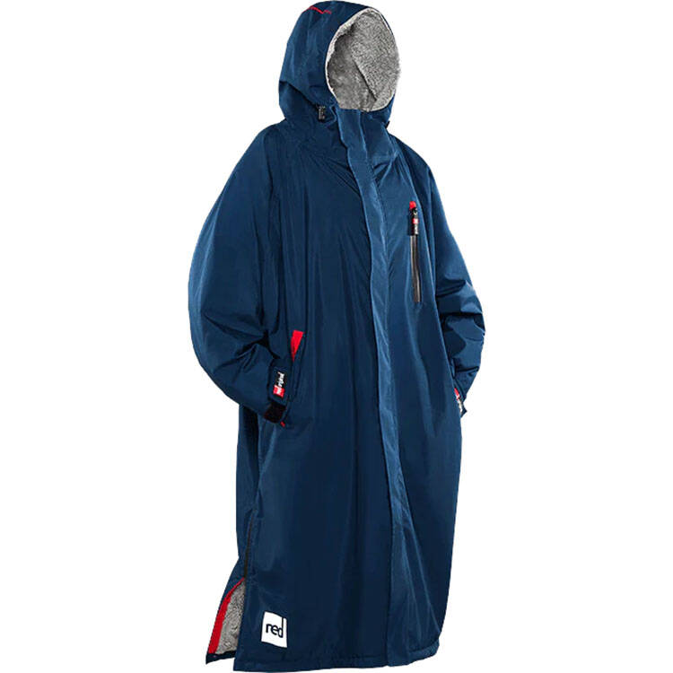 Red Original Pro Long Sleeve Changing Robe Jacket EVO - Navy