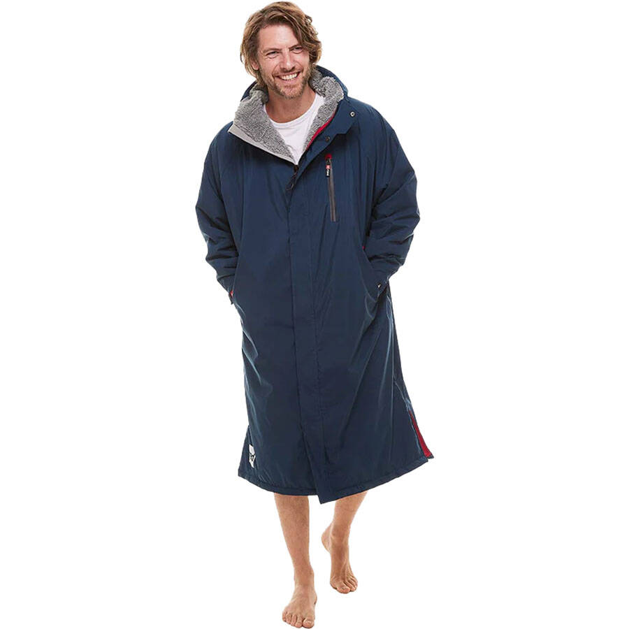 Red Original Pro Long Sleeve Changing Robe Jacket EVO - Navy