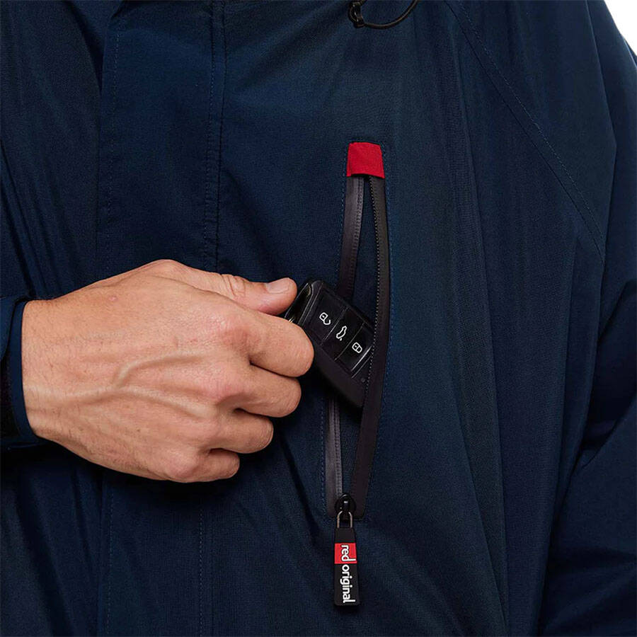 Red Original Pro Long Sleeve Changing Robe Jacket EVO - Navy